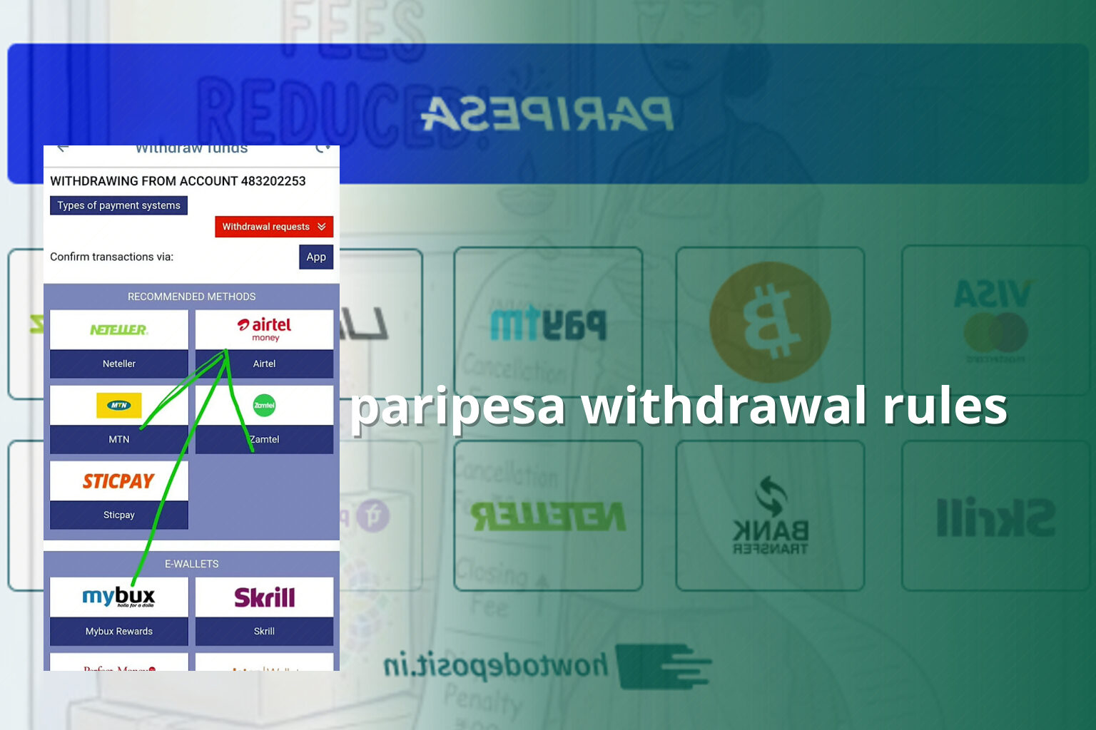 paripesa withdrawal rules - gaming_brand