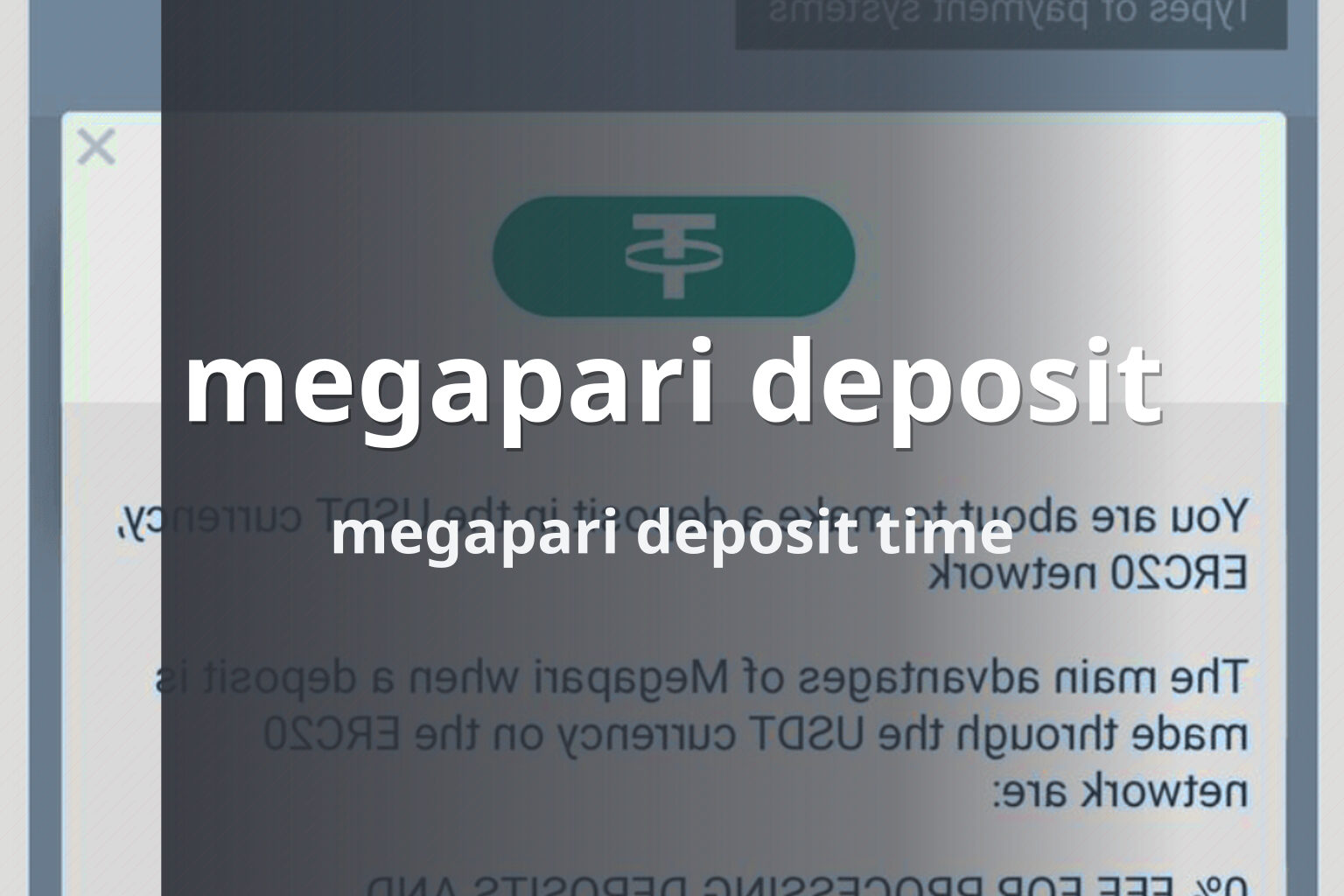 megapari deposit megapari deposit time