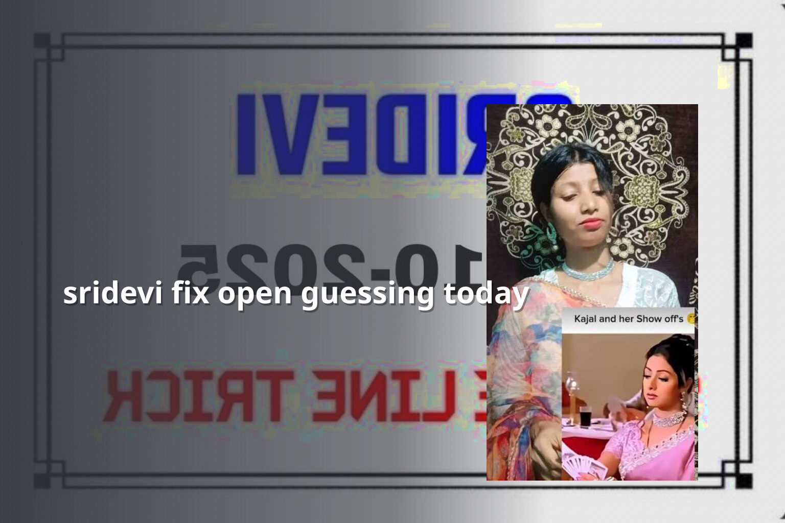 sridevi fix open guessing today - matka_satta