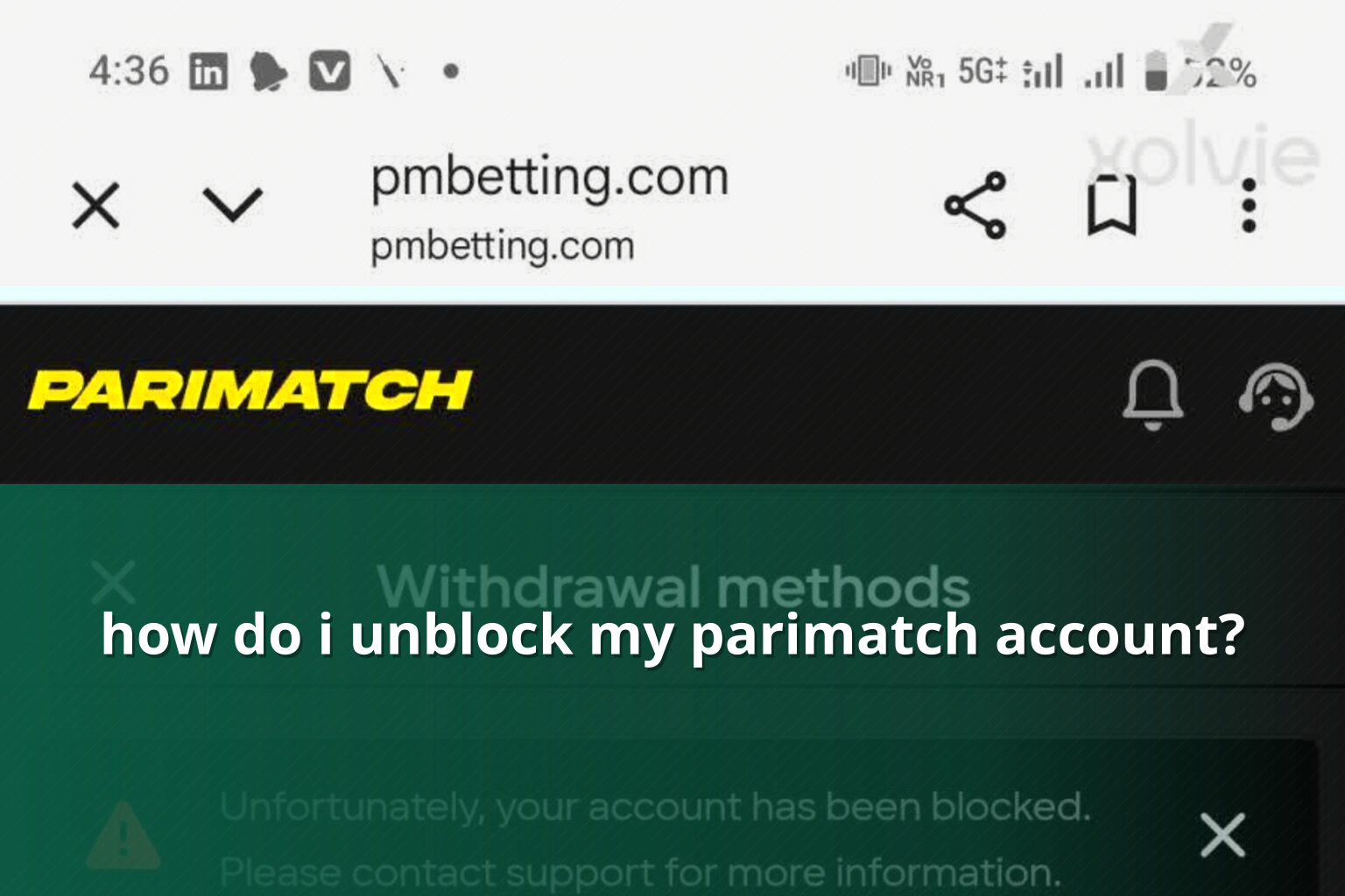 how do i unblock my parimatch account? - gaming_brand