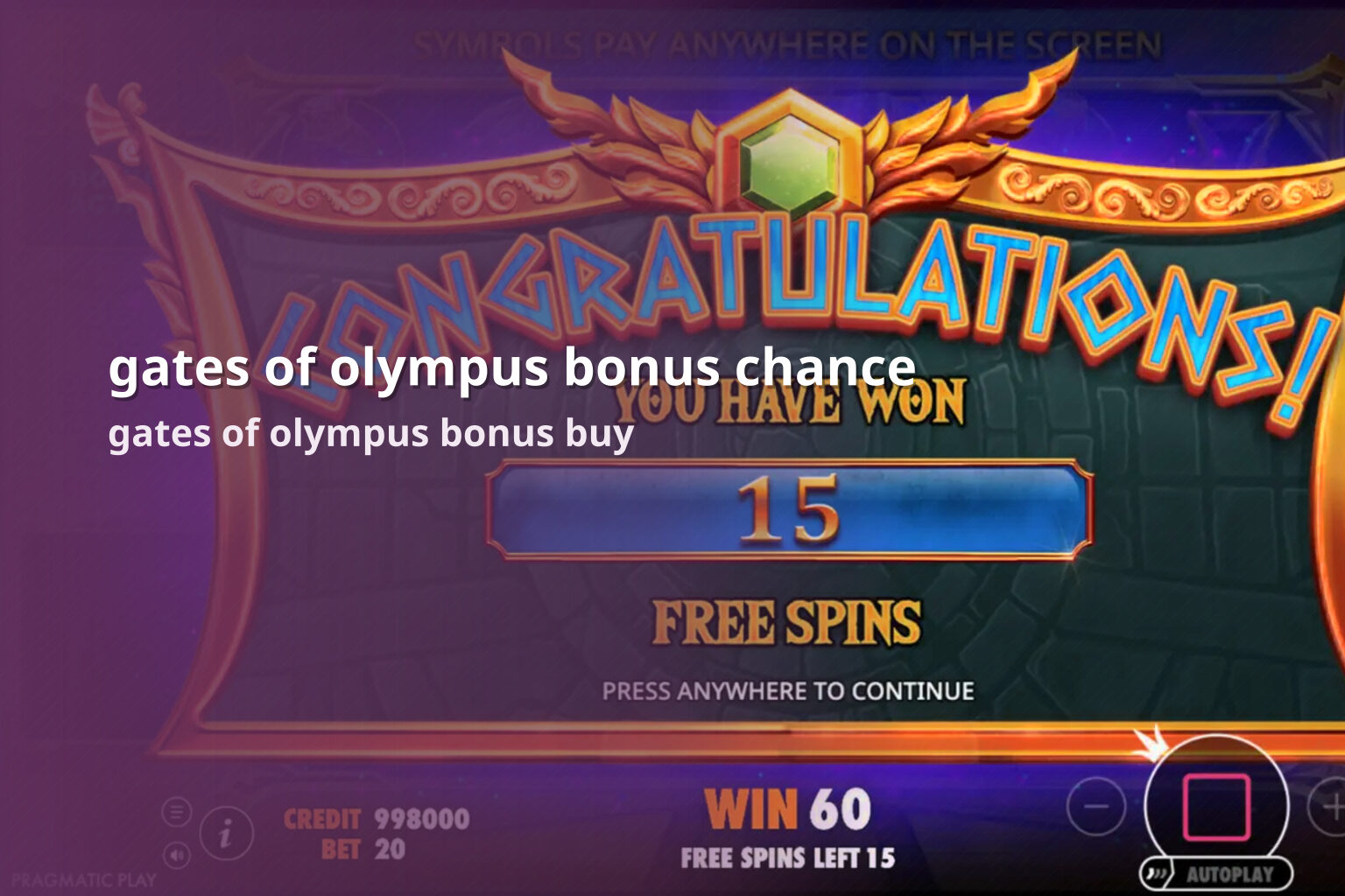 gates of olympus bonus chance gates of olympus bonus buy