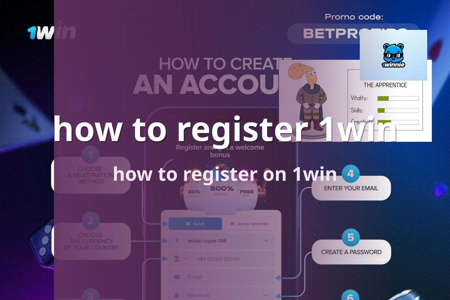 how to register 1win how to register on 1win