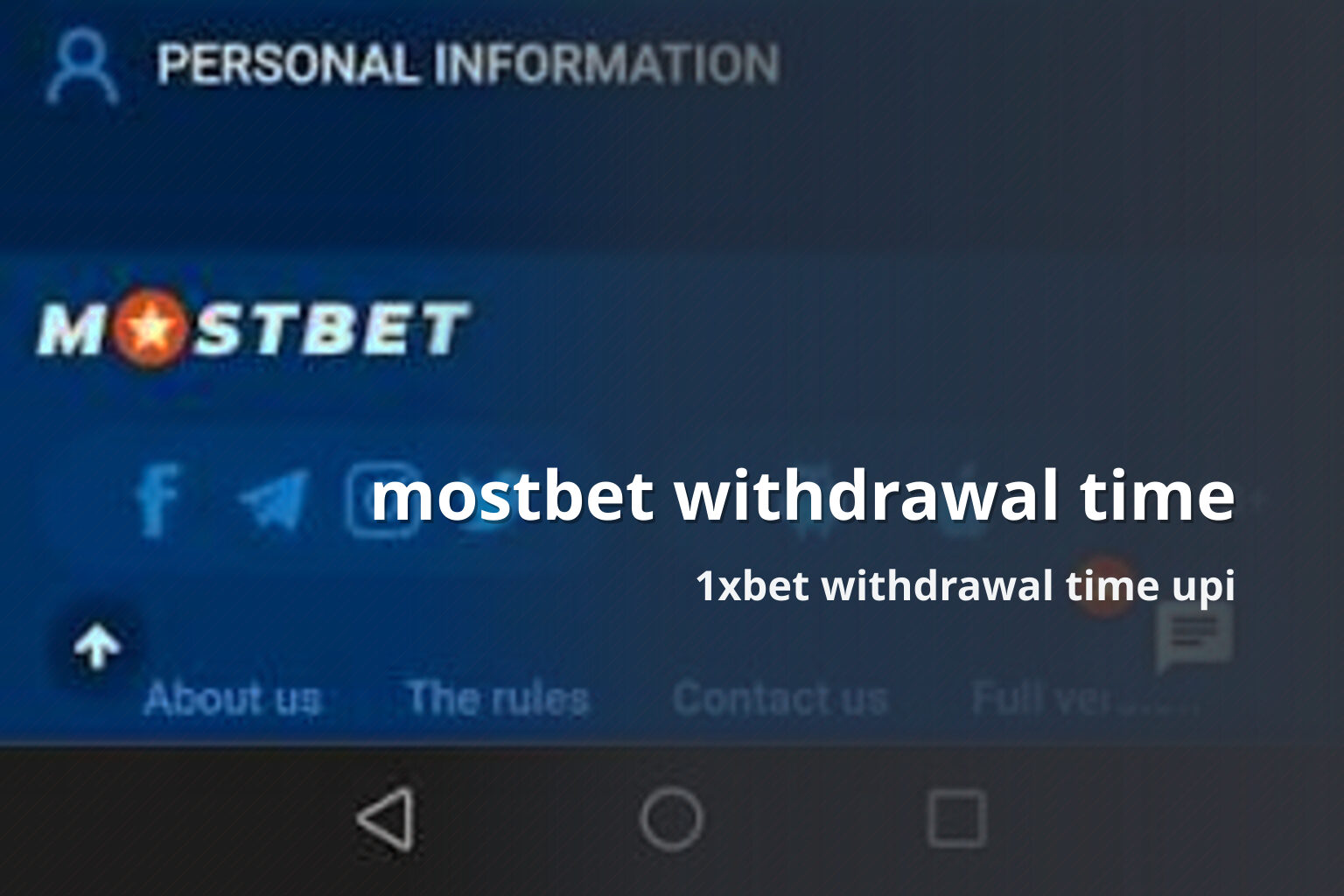 mostbet withdrawal time - gaming_brand