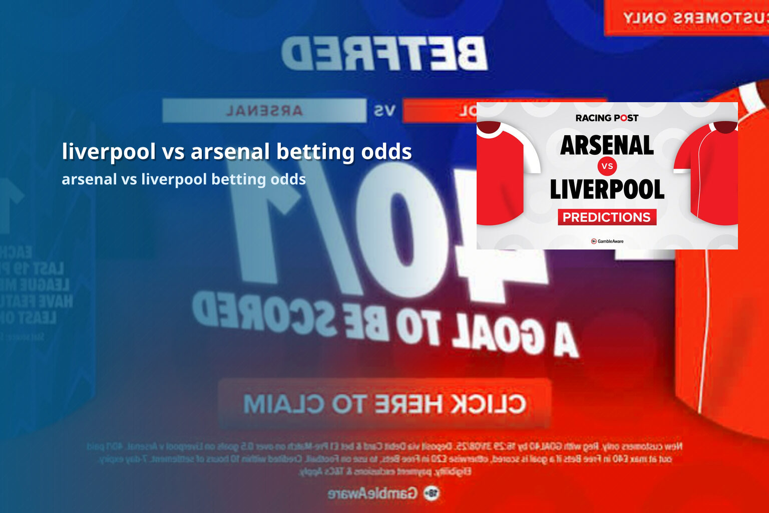 liverpool vs arsenal betting odds arsenal vs liverpool betting odds