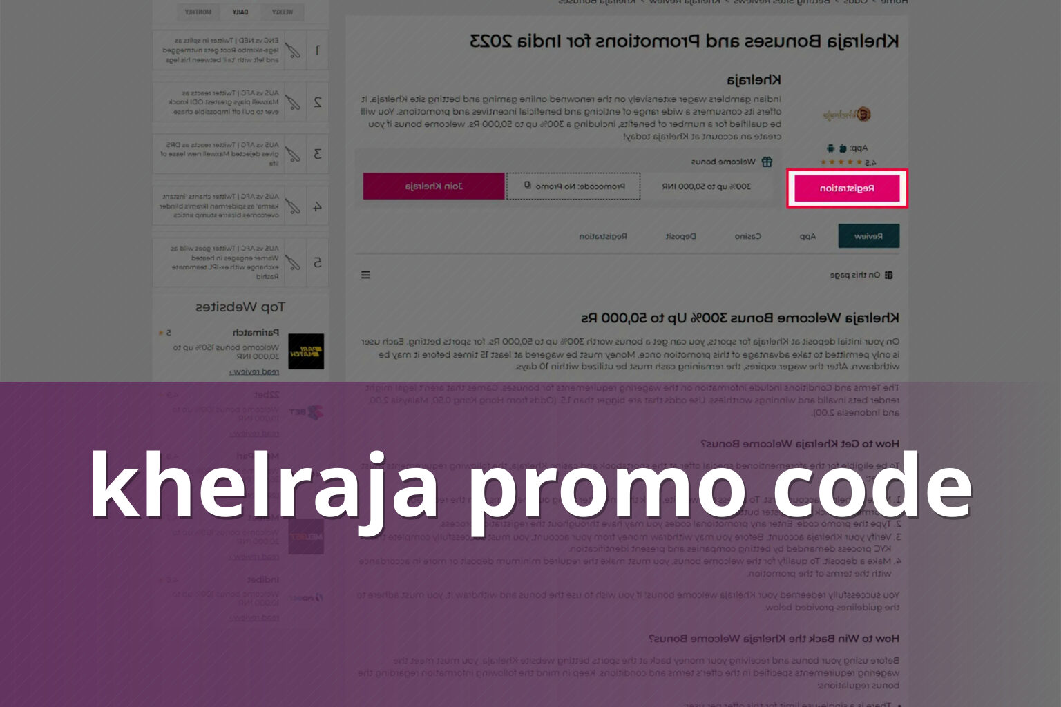 khelraja promo code - gaming_brand