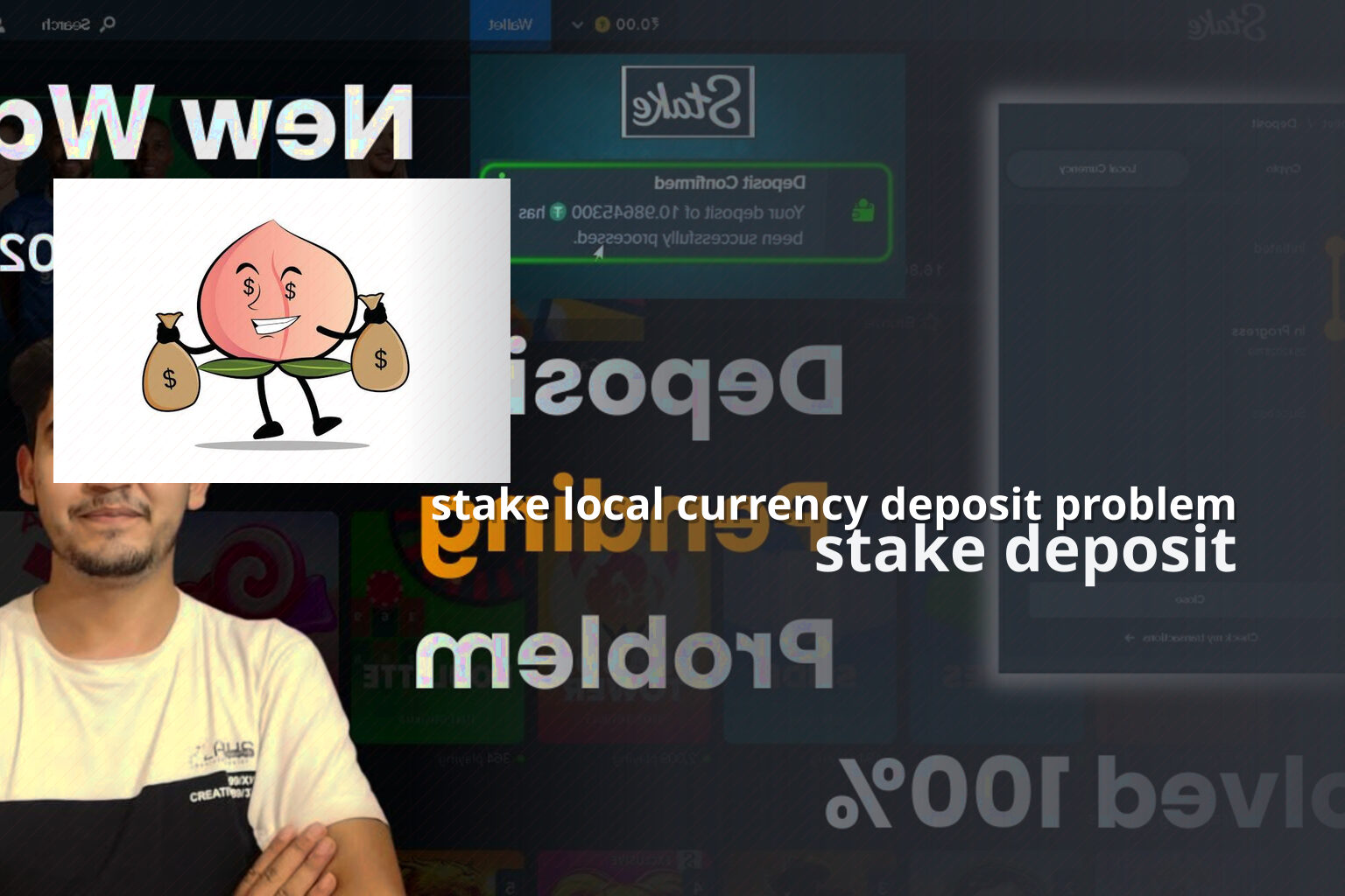 stake local currency deposit problem stake deposit