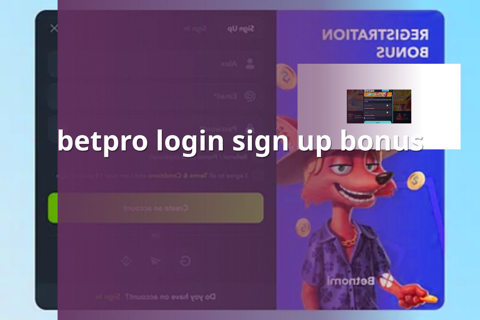 betpro login sign up bonus - gaming_brand