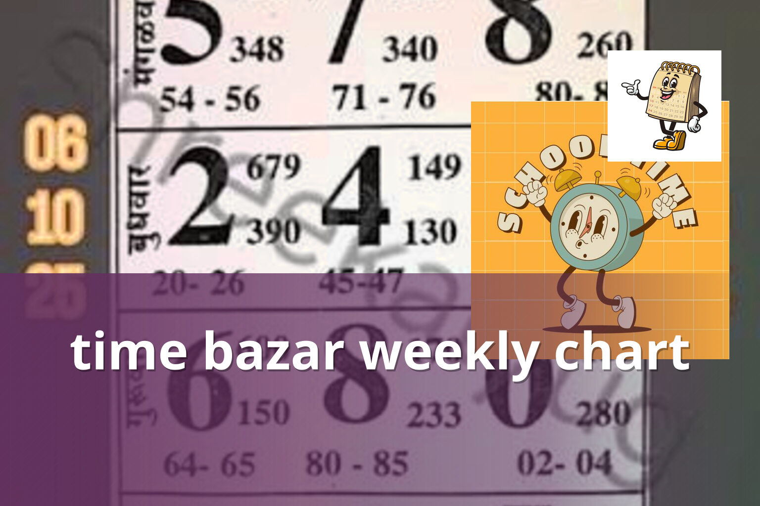 time bazar weekly chart - matka_satta