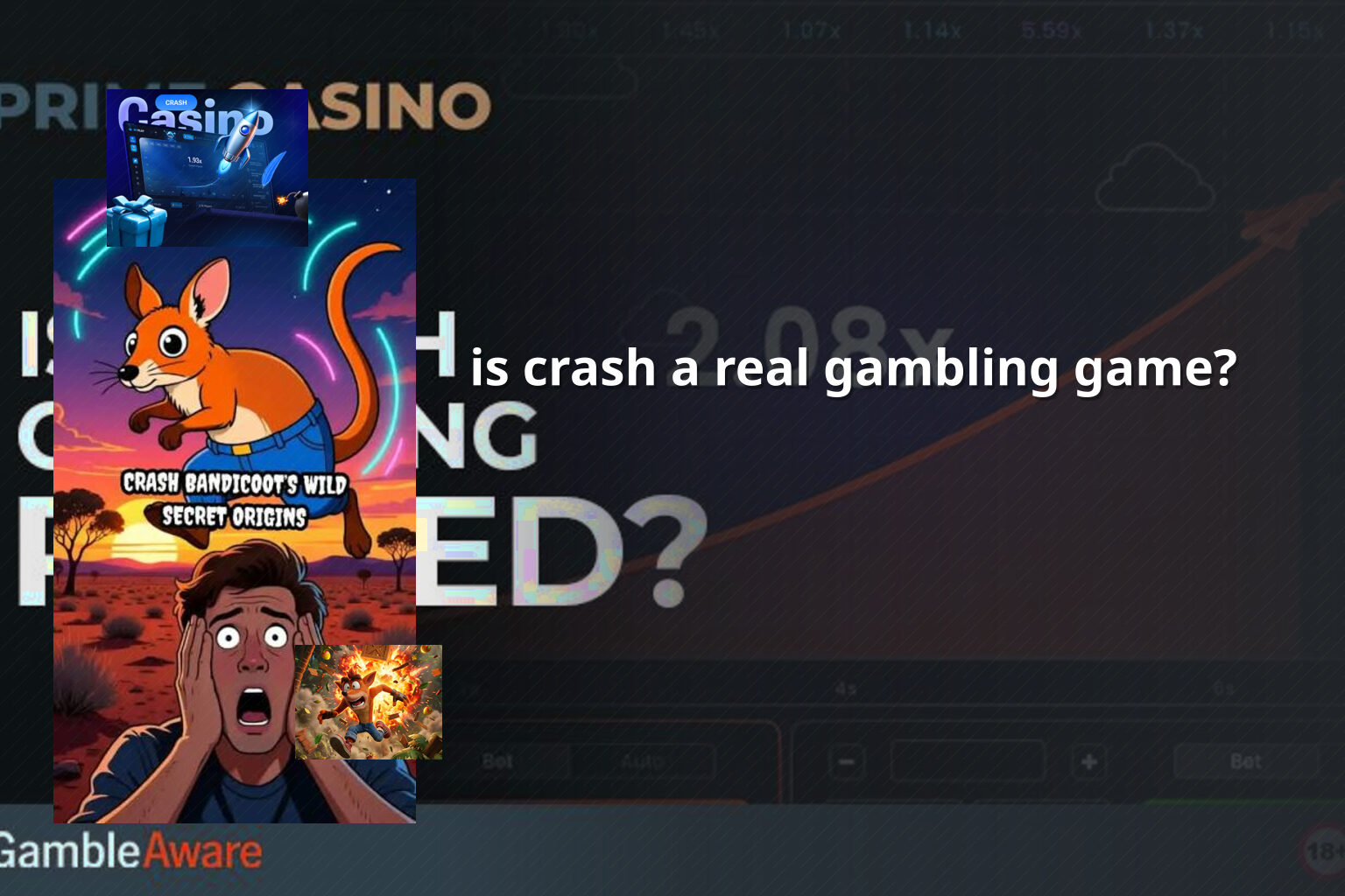 is crash a real gambling game? - การพนัน