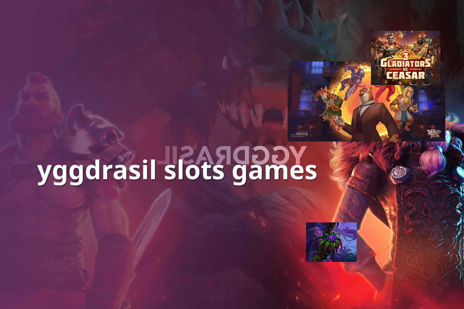 yggdrasil slots games - slots