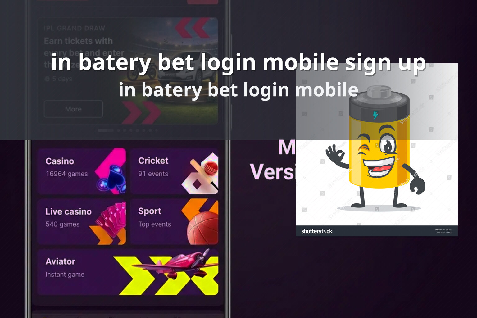 in batery bet login mobile sign up in batery bet login mobile