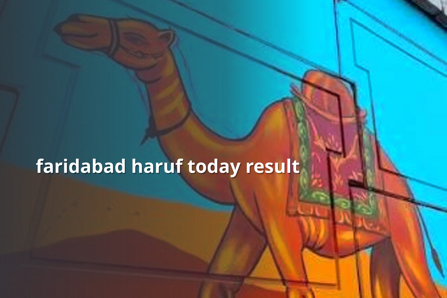faridabad haruf today result - slots
