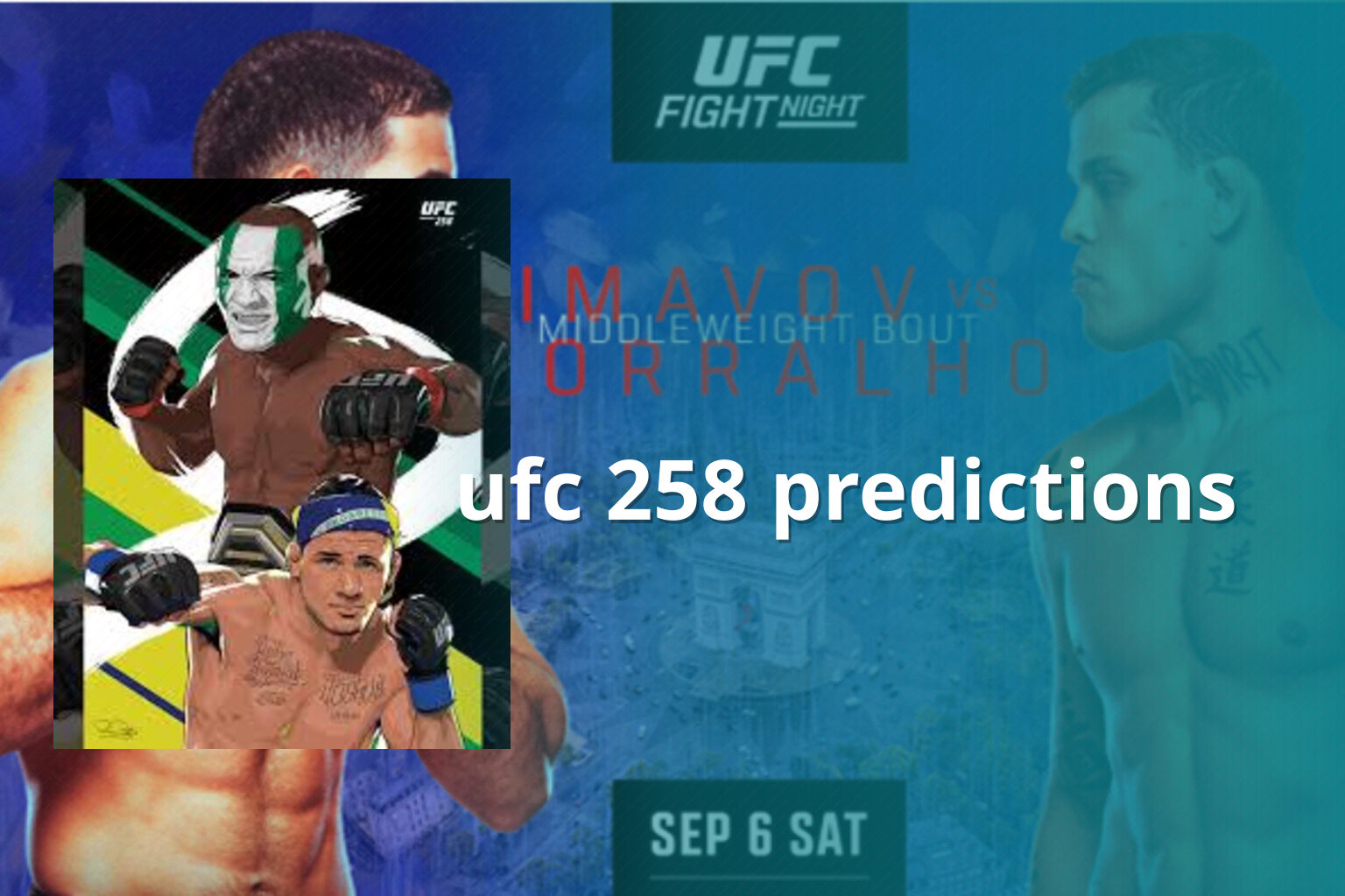 ufc 258 predictions - sportsbook