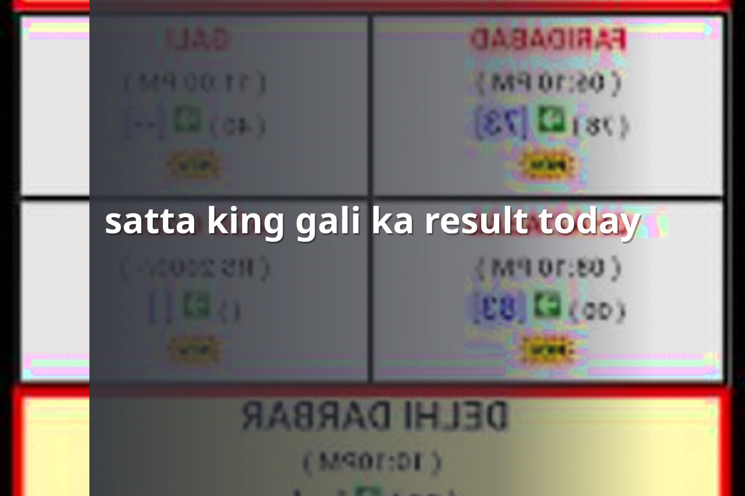 satta king gali ka result today - matka_satta