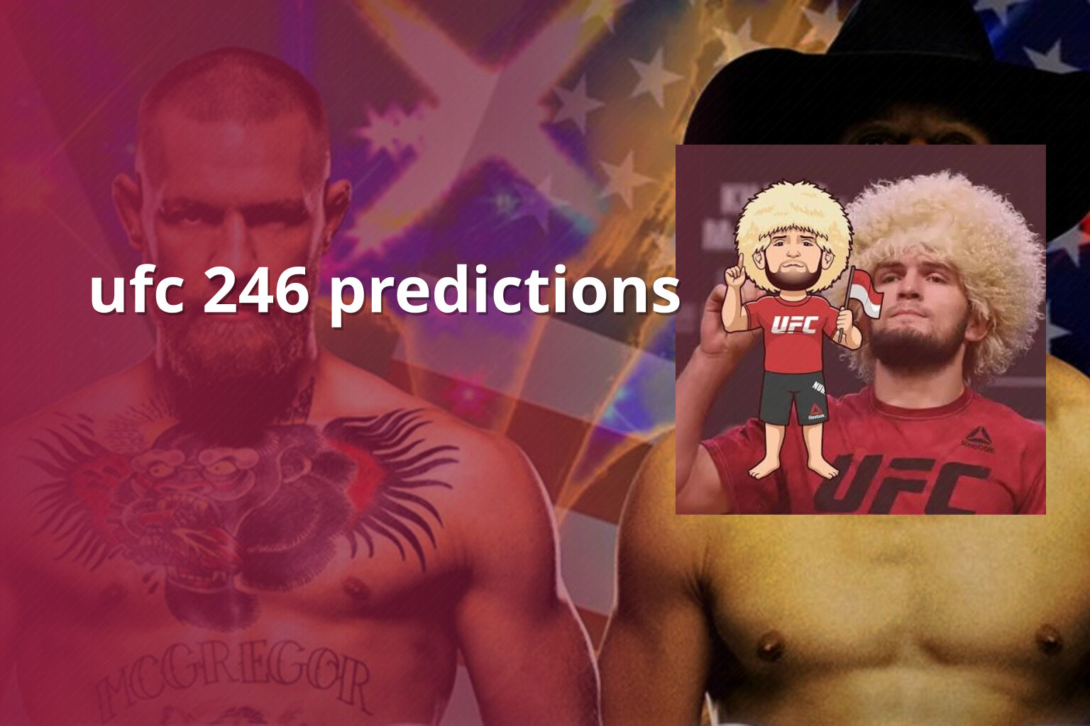 ufc 246 predictions - sportsbook