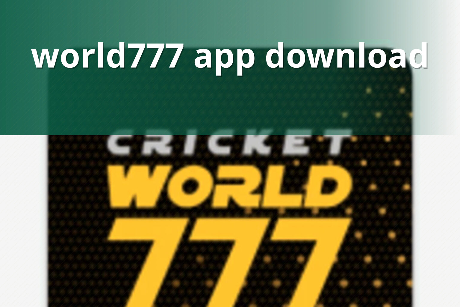 world777 app download - gaming_brand