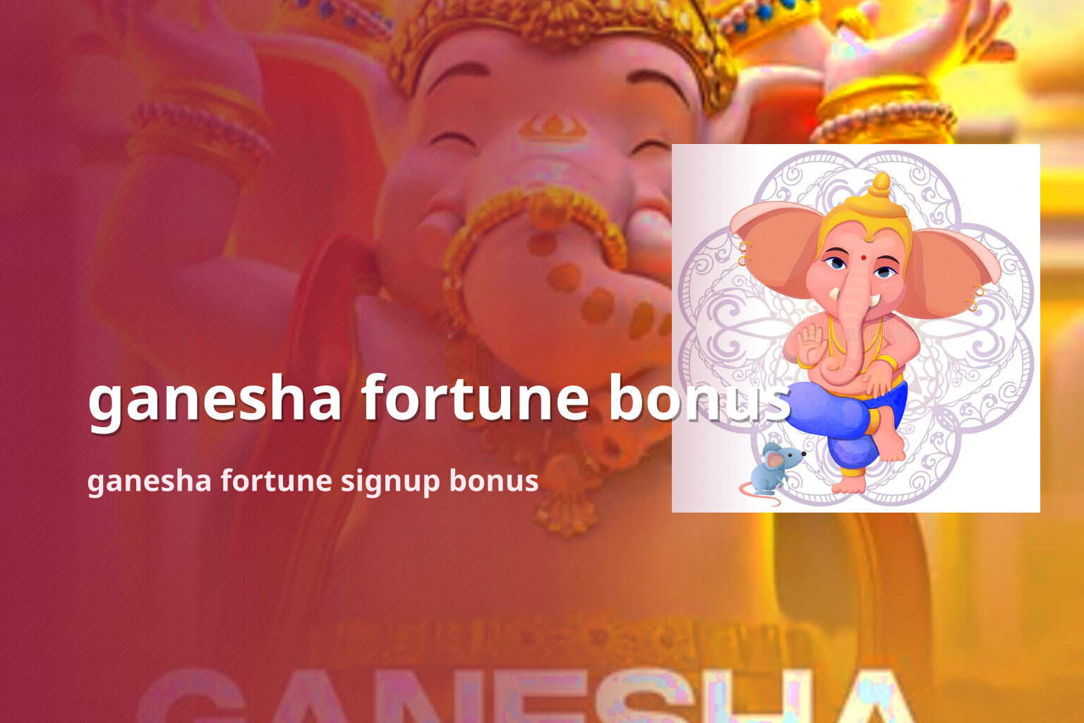 ganesha fortune bonus - payment_and_bonus
