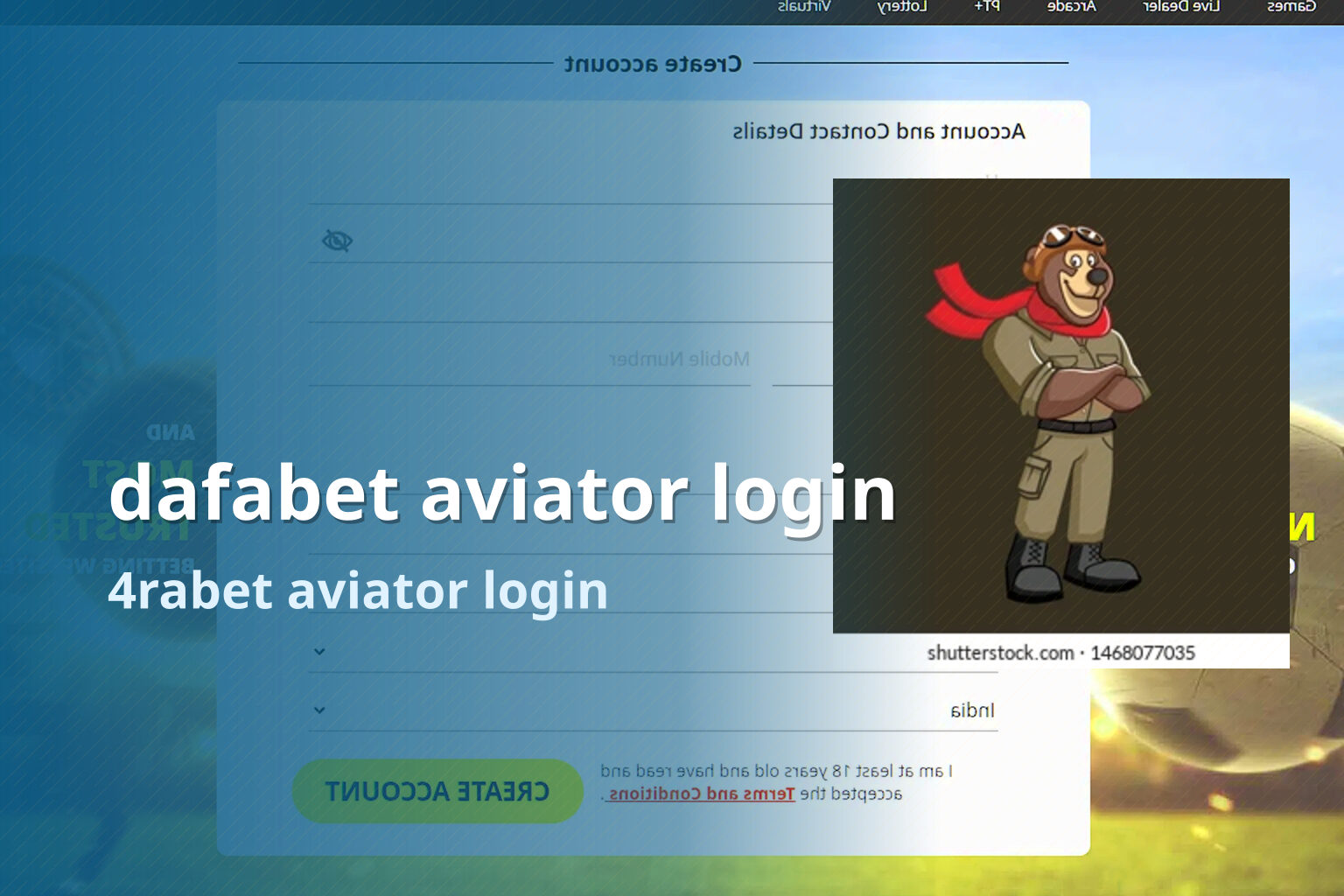 dafabet aviator login 4rabet aviator login