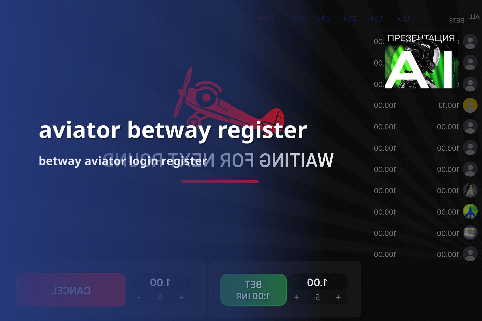 aviator betway register - crash_games