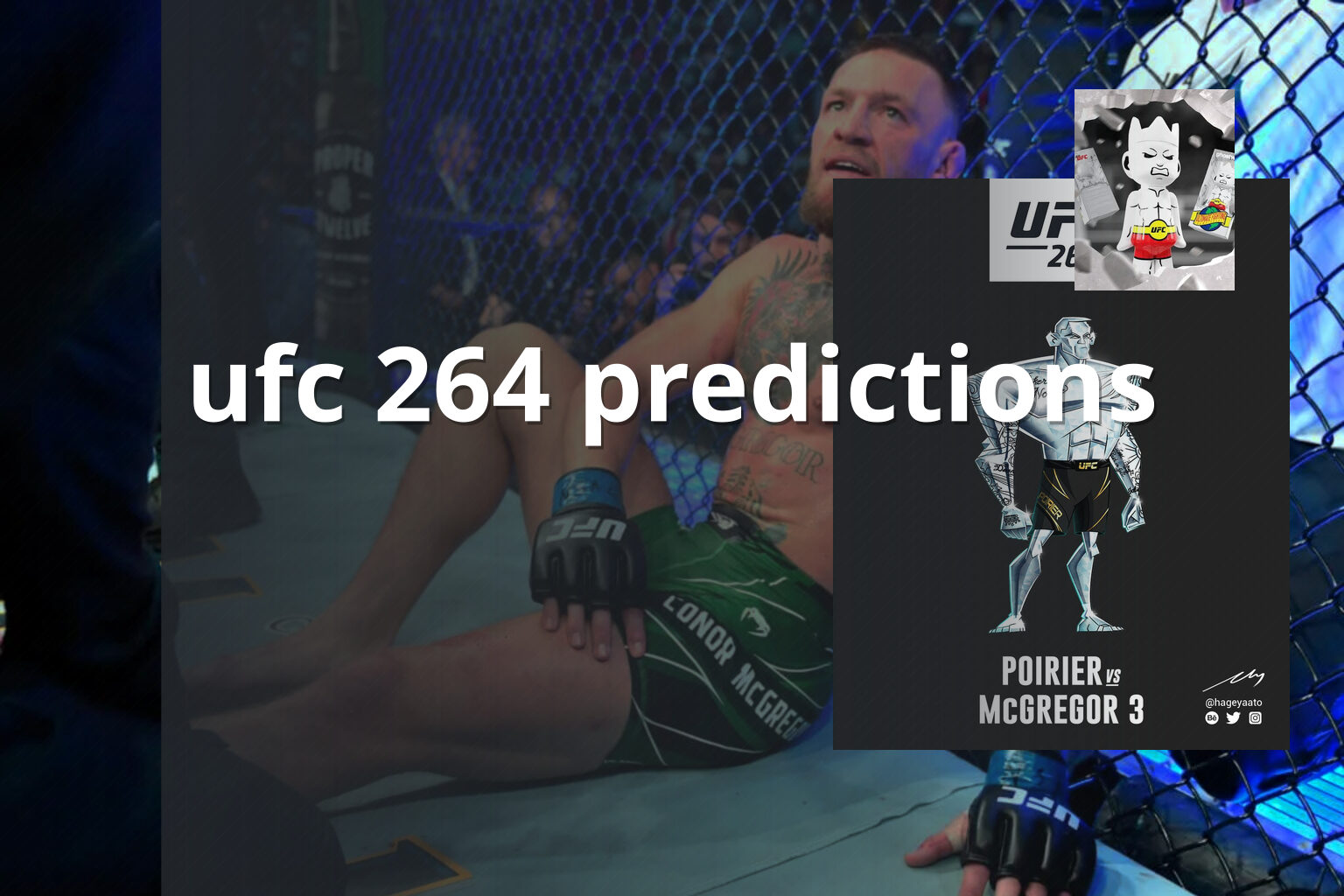 ufc 264 predictions - sportsbook