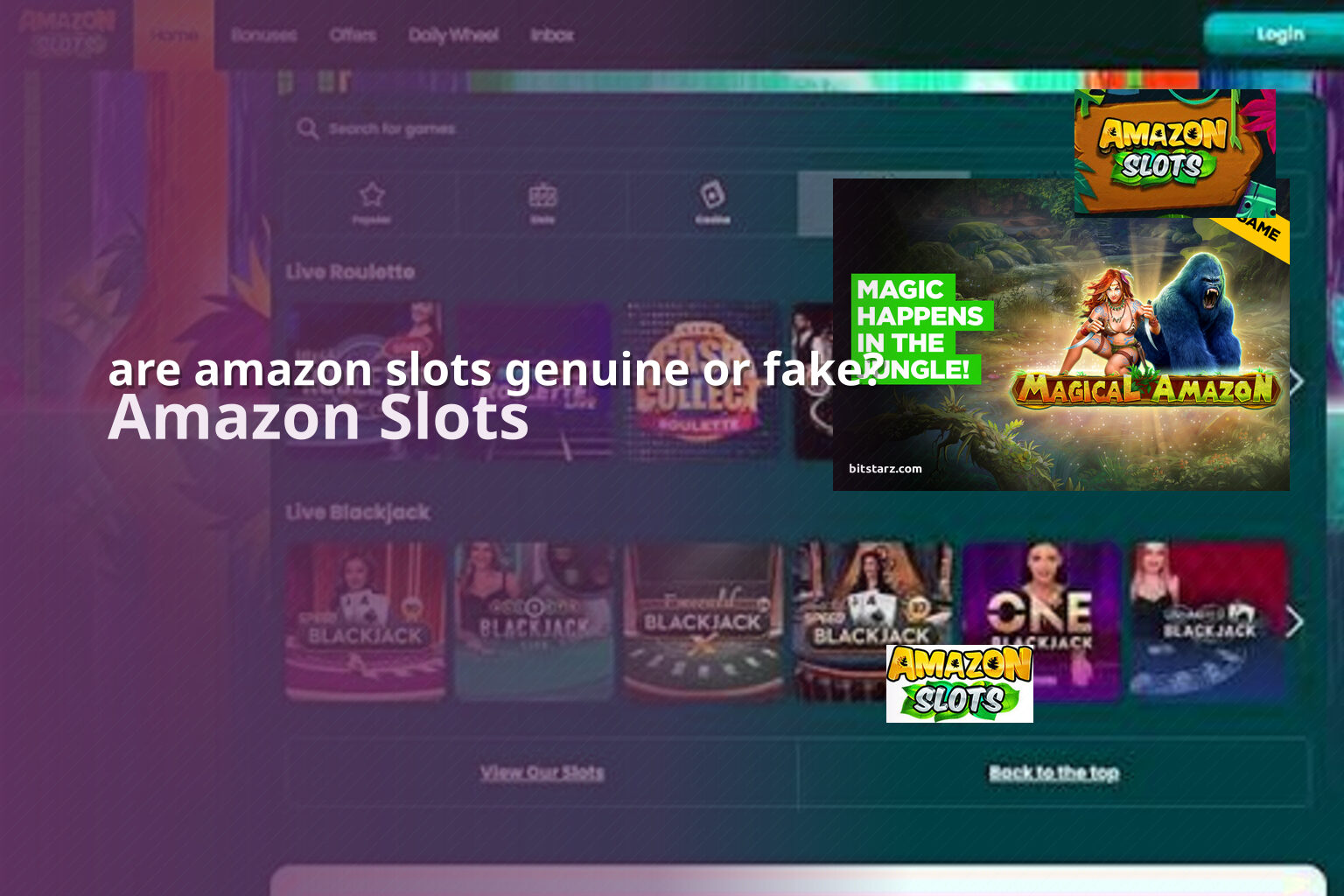 are amazon slots genuine or fake? - Amazon Slots casino identity, licence and player protections