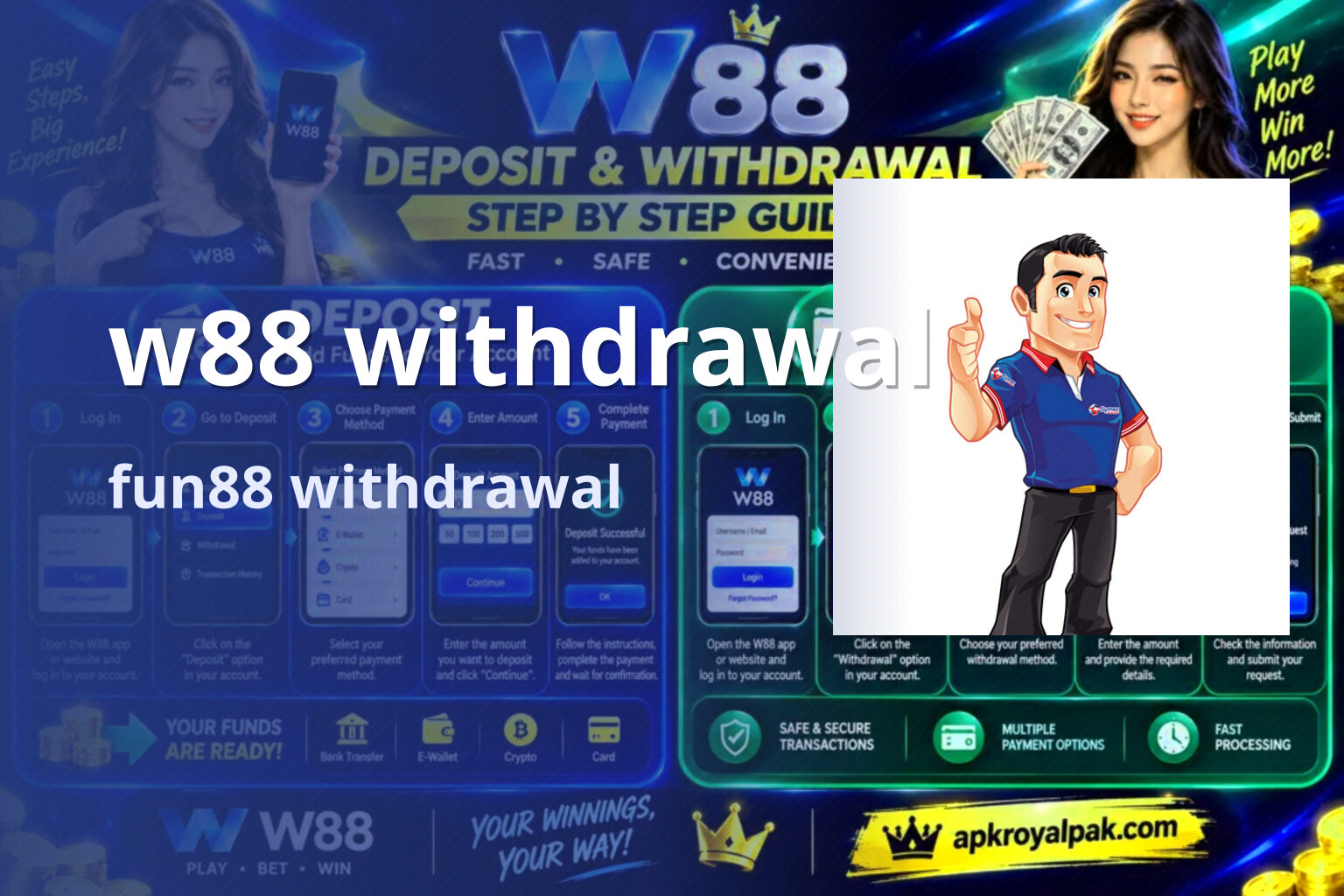 w88 withdrawal fun88 withdrawal