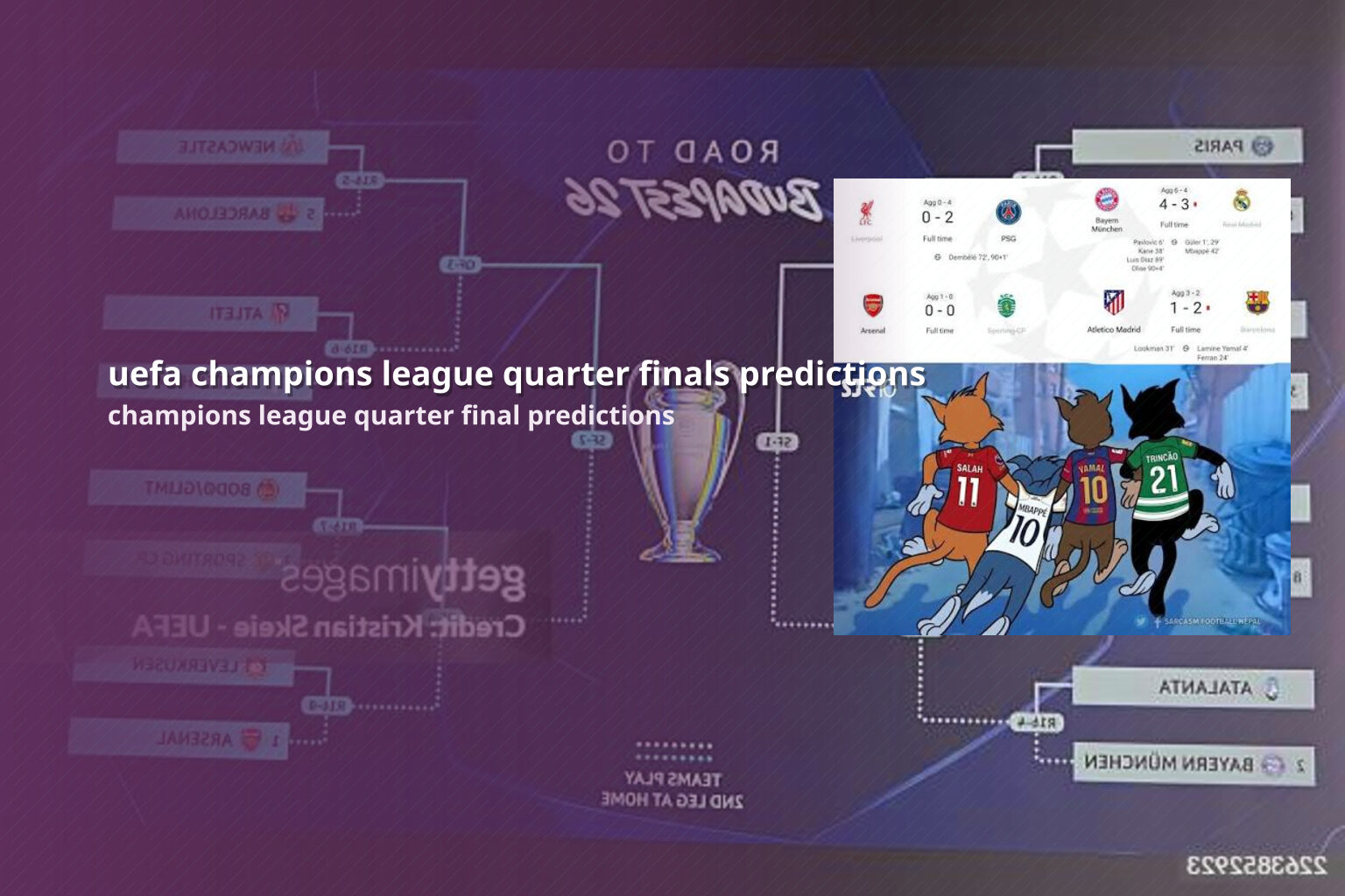 uefa champions league quarter finals predictions champions league quarter final predictions