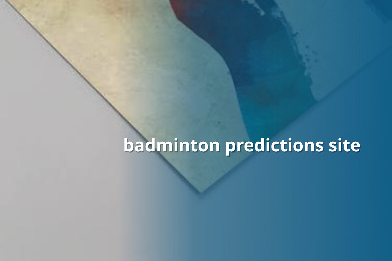 badminton predictions site - sportsbook