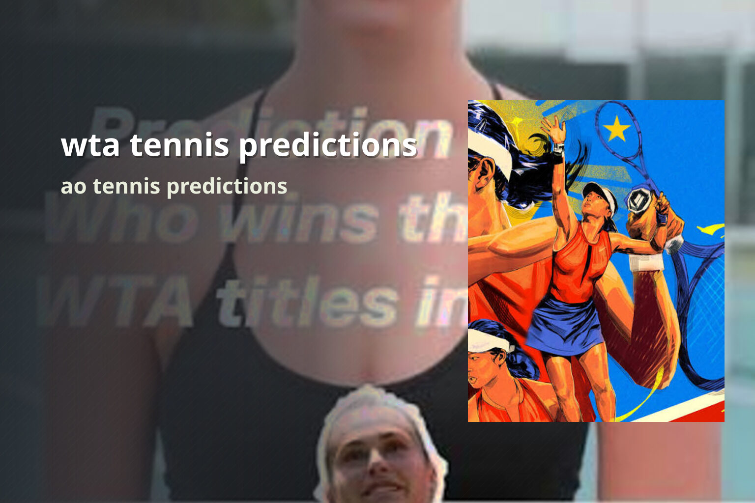 wta tennis predictions - sportsbook