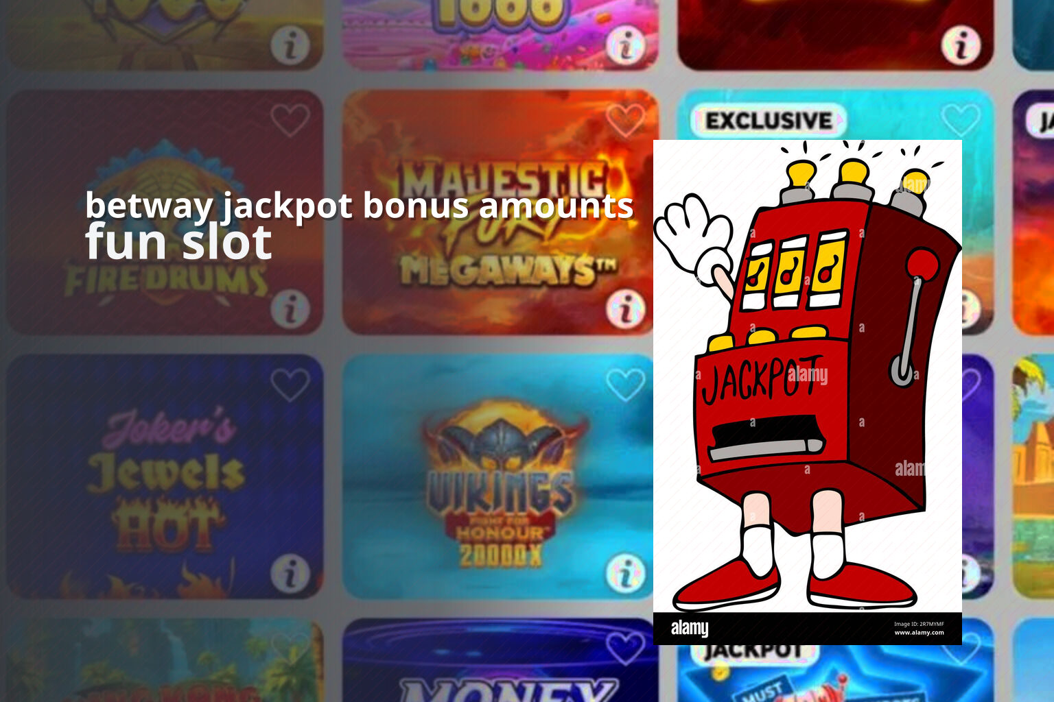 betway jackpot bonus amounts fun slot