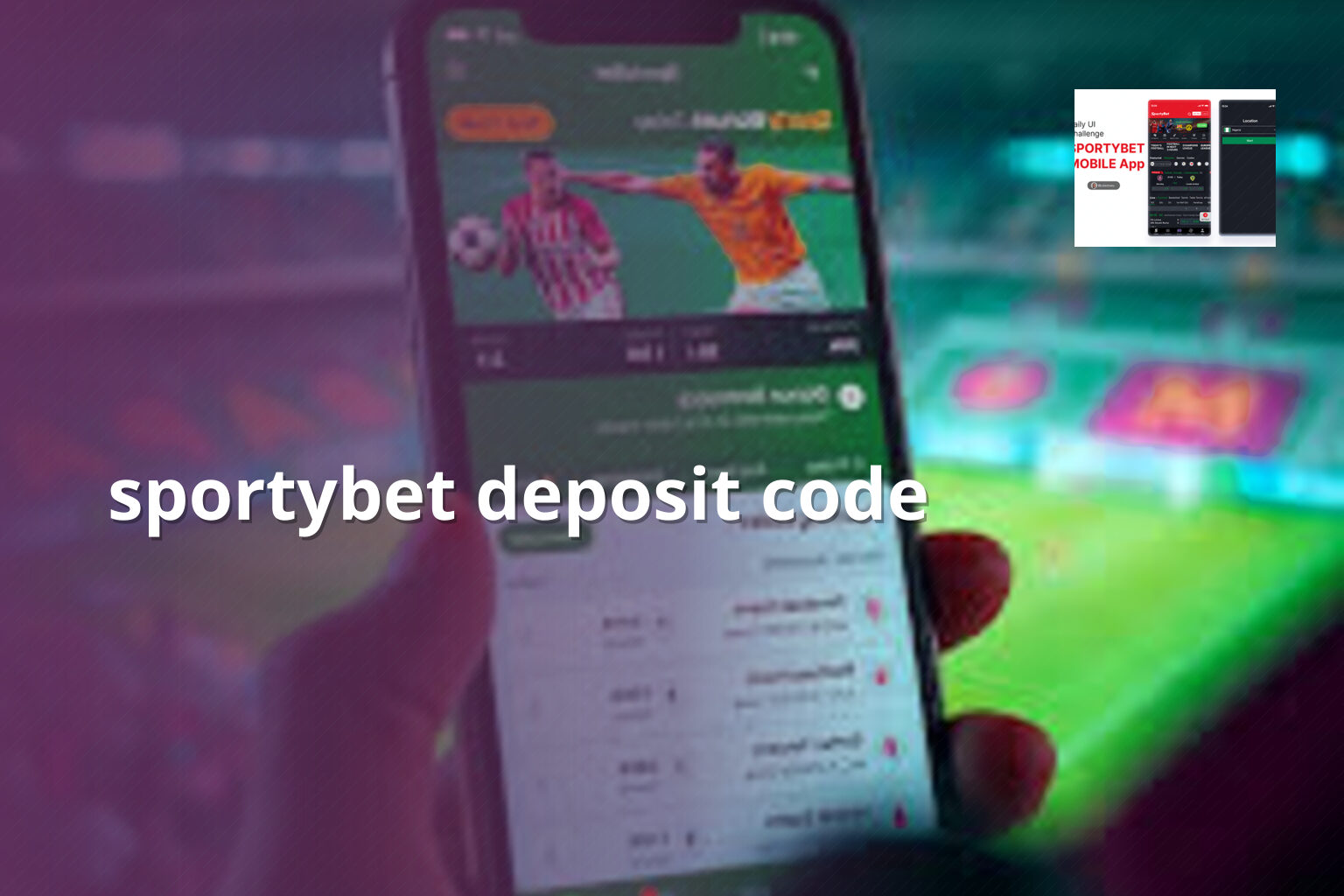 sportybet deposit code - gaming_brand