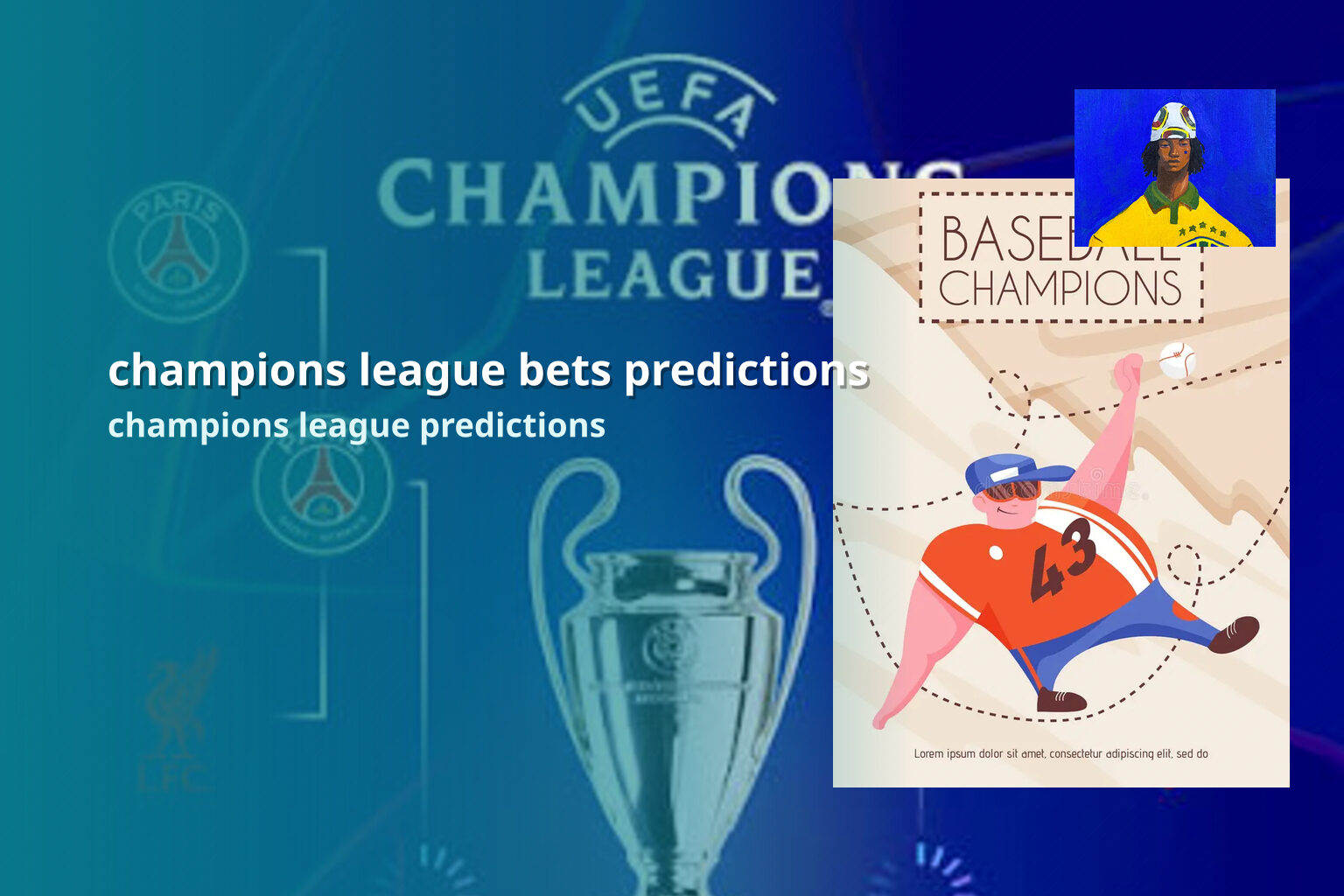 champions league bets predictions - sportsbook