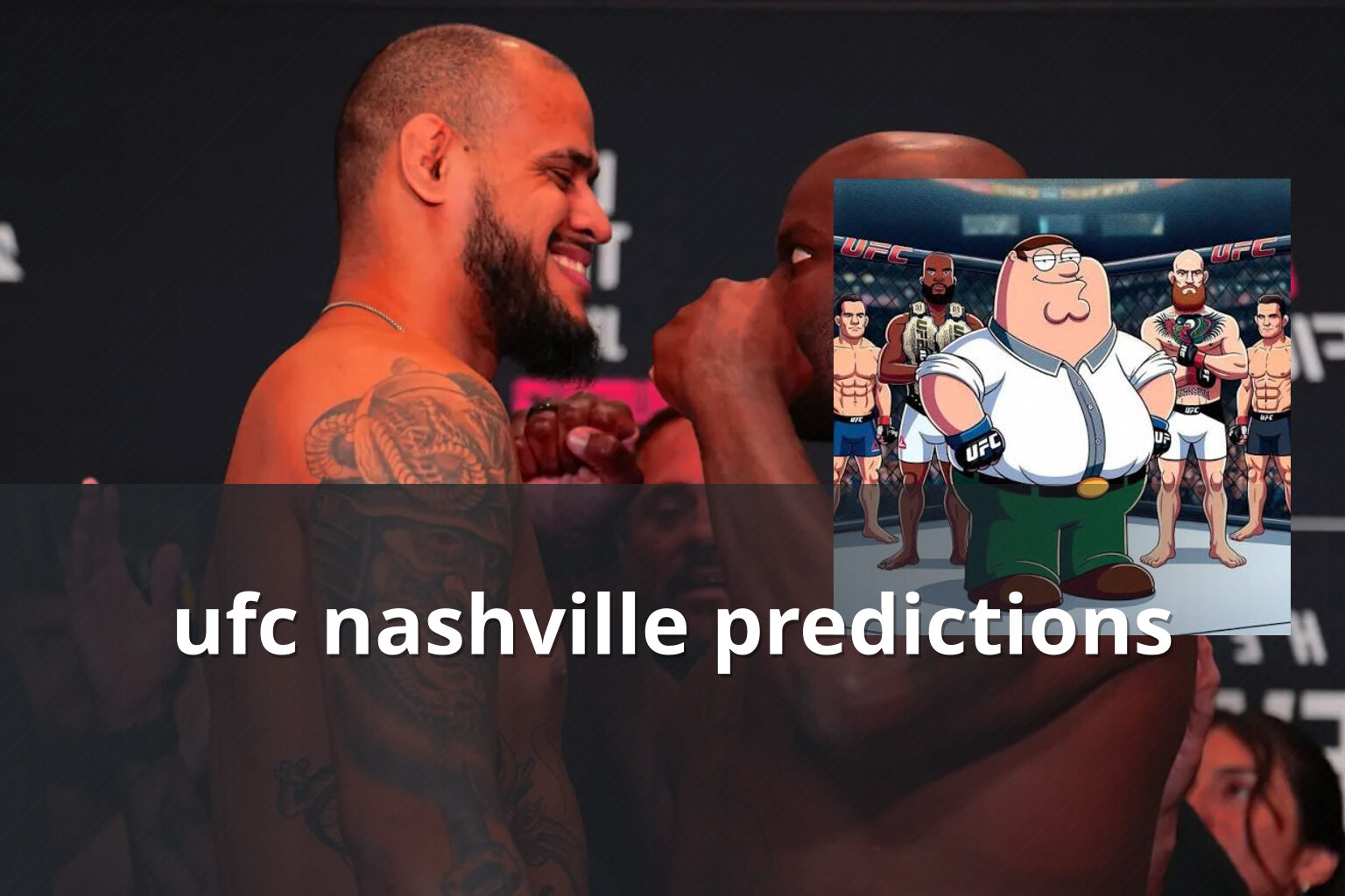 ufc nashville predictions - sportsbook