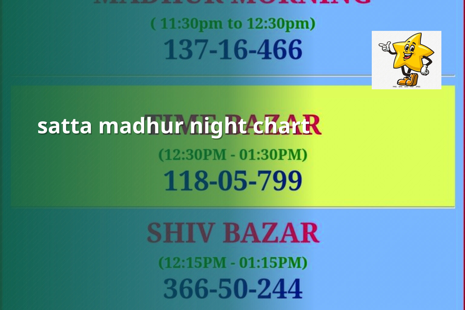 satta madhur night chart - matka_satta