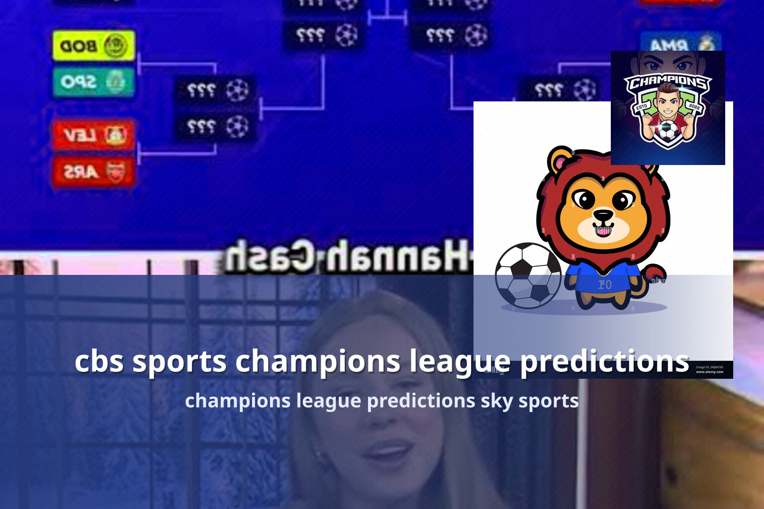 cbs sports champions league predictions - sportsbook