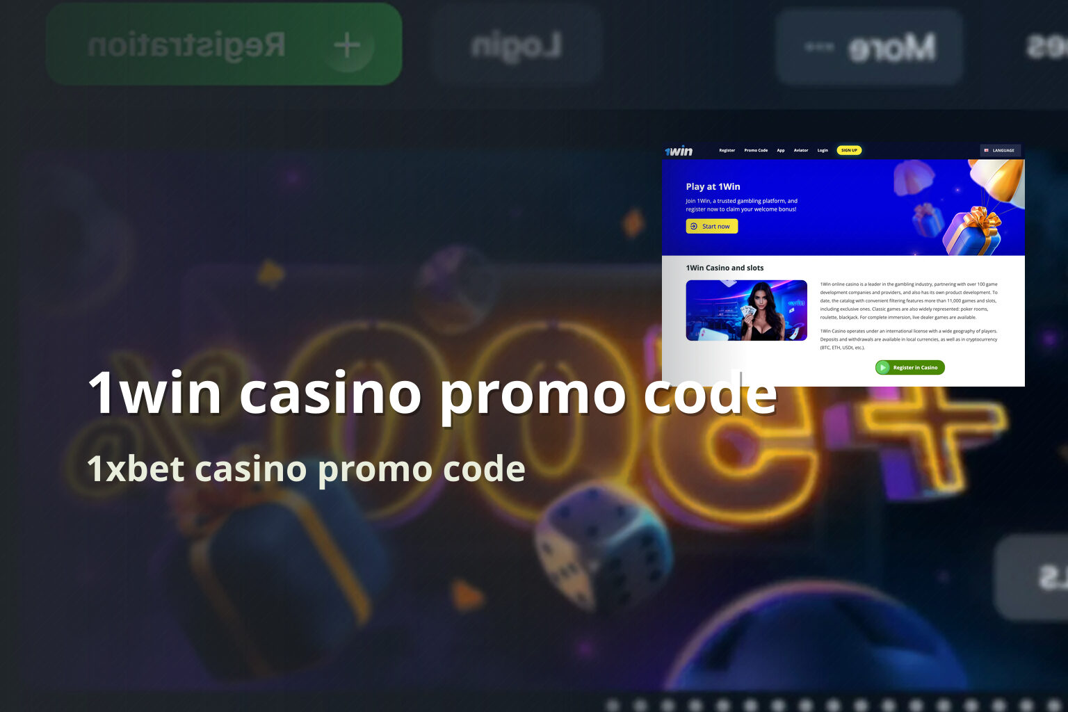 1win casino promo code 1xbet casino promo code