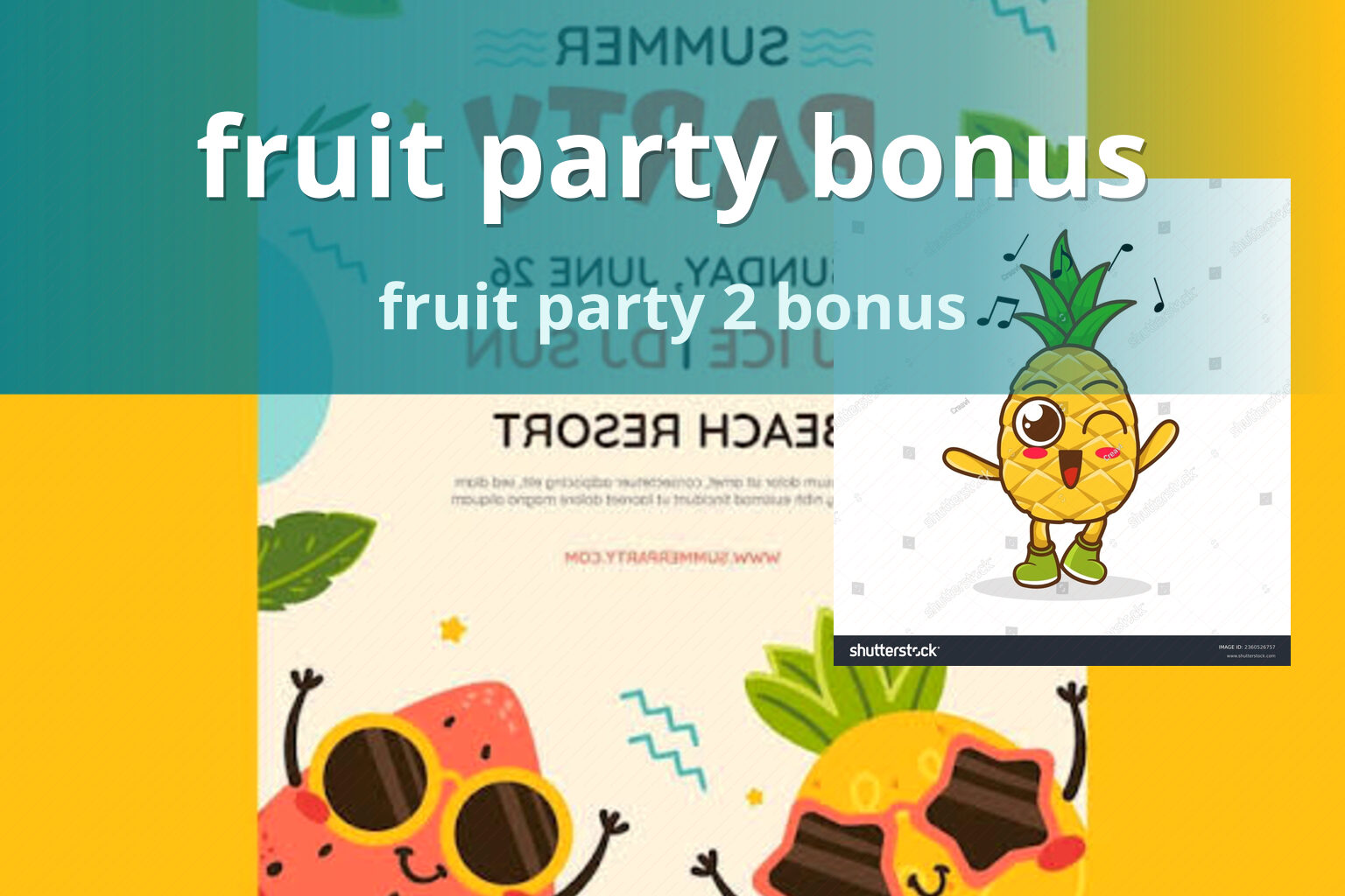 fruit party bonus fruit party 2 bonus
