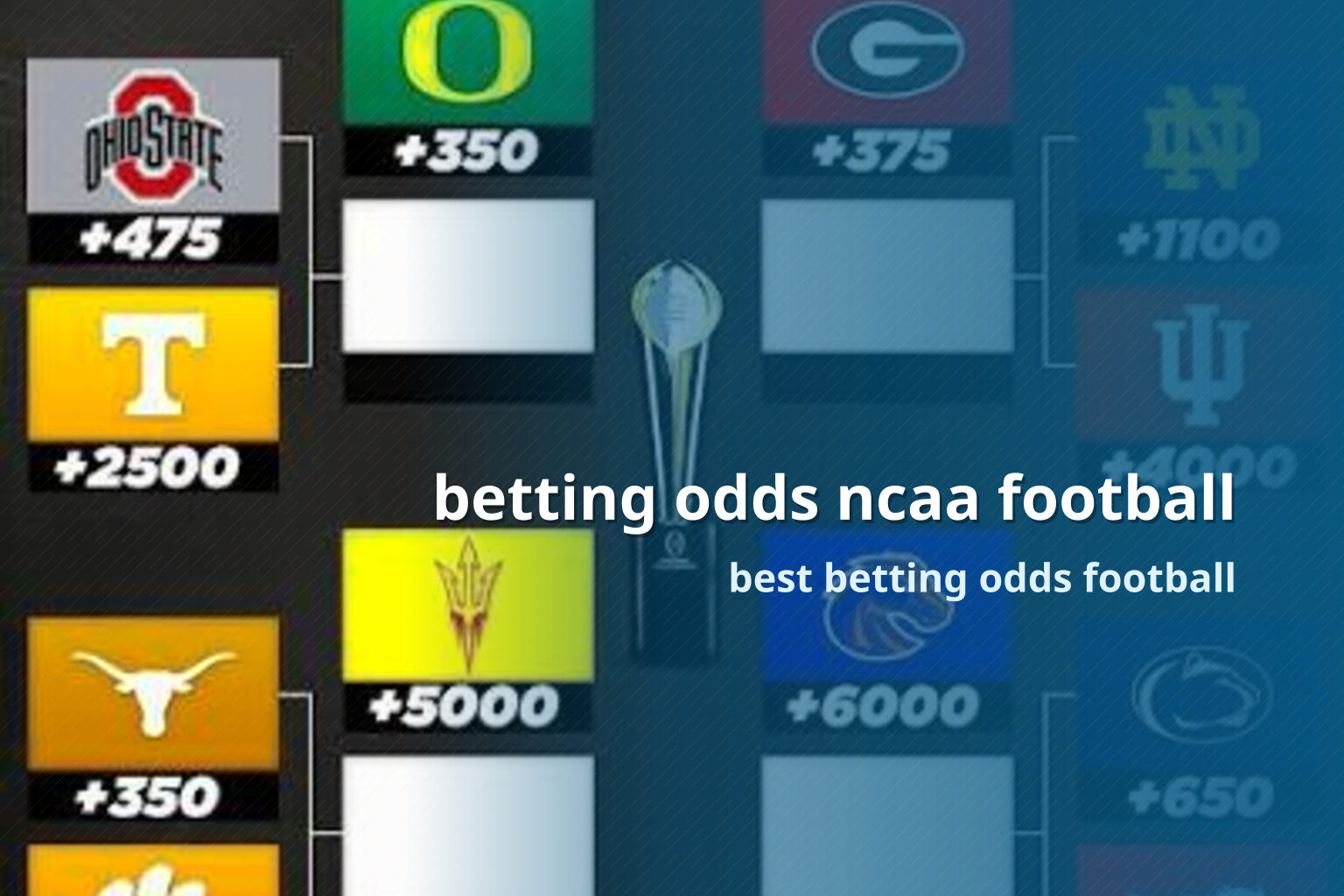 betting odds ncaa football - sportsbook