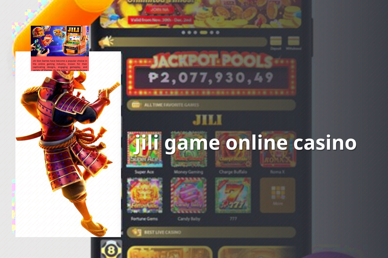 jili game online casino - slots