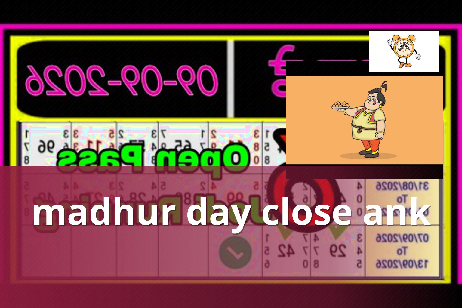madhur day close ank - slots