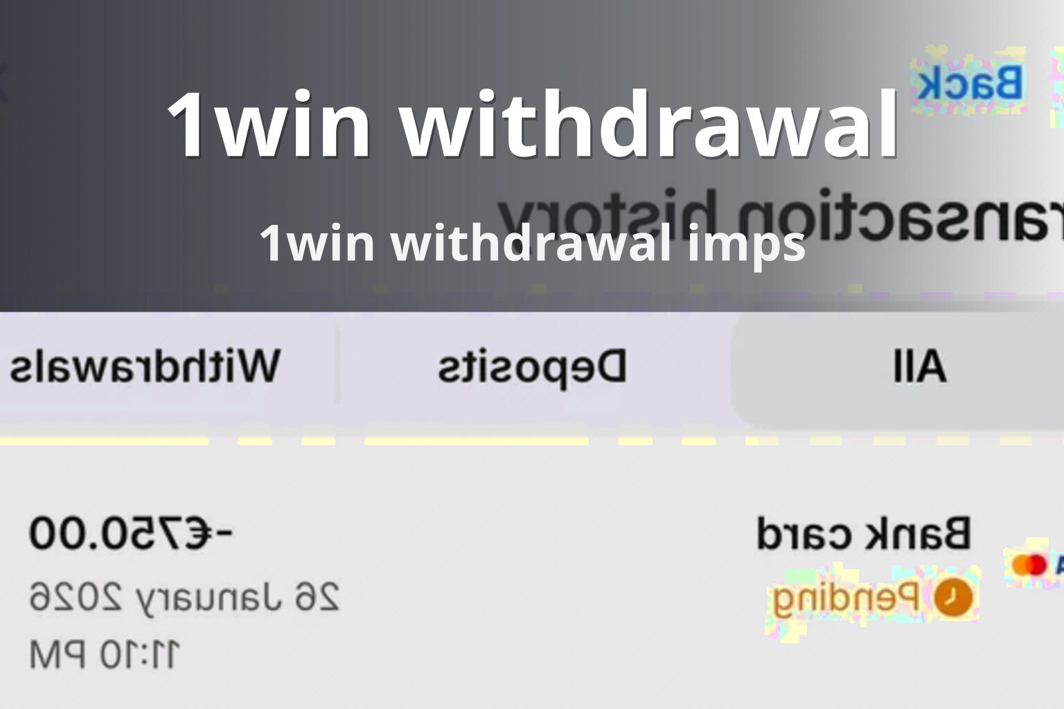 1win withdrawal 1win withdrawal imps
