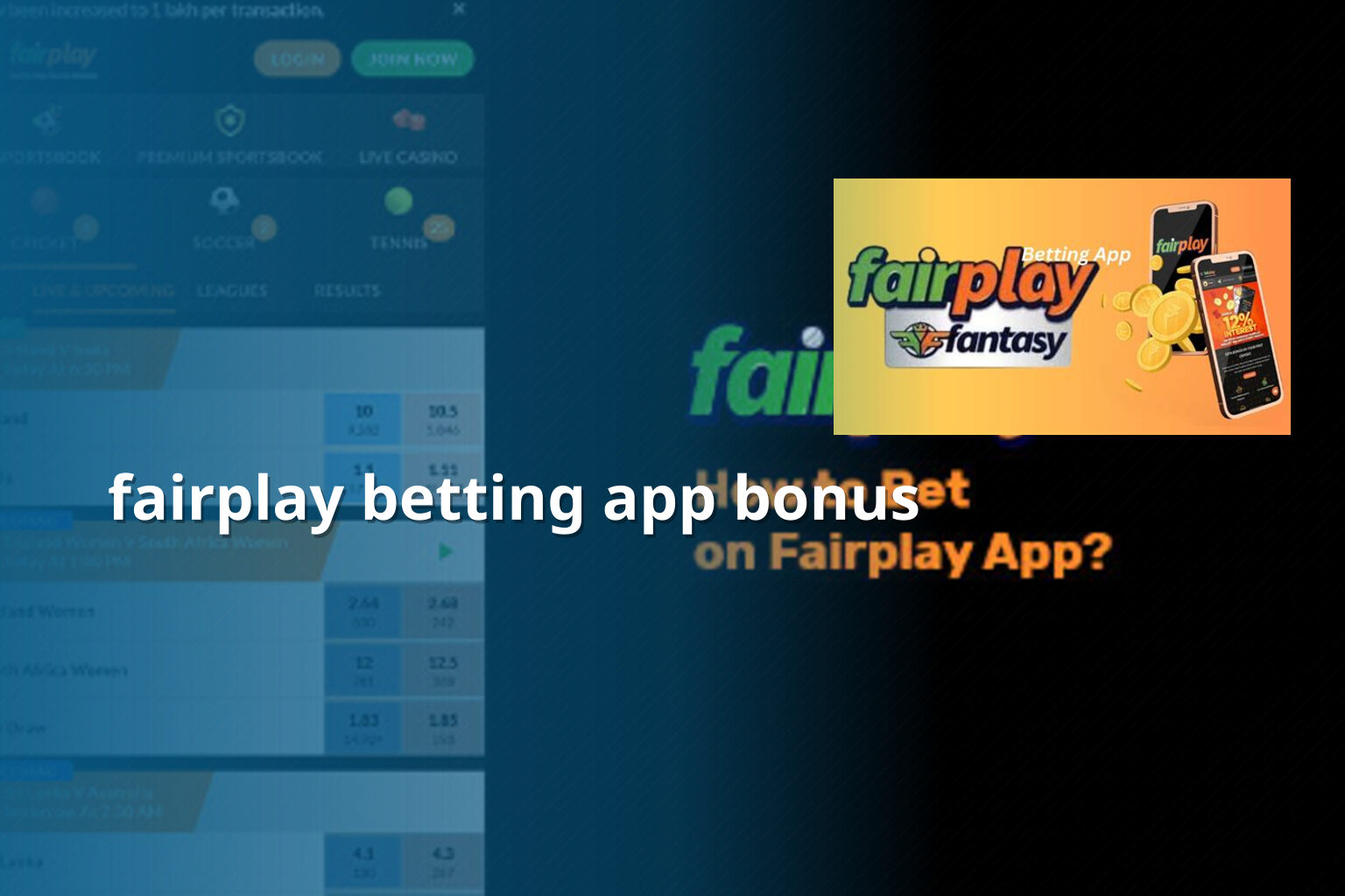 fairplay betting app bonus - การพนัน