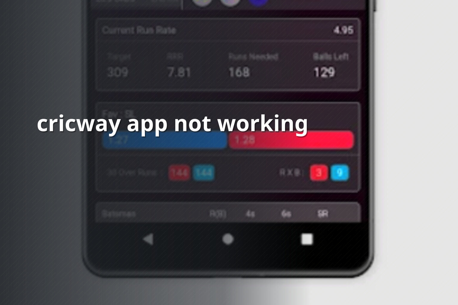 cricway app not working - gaming_brand