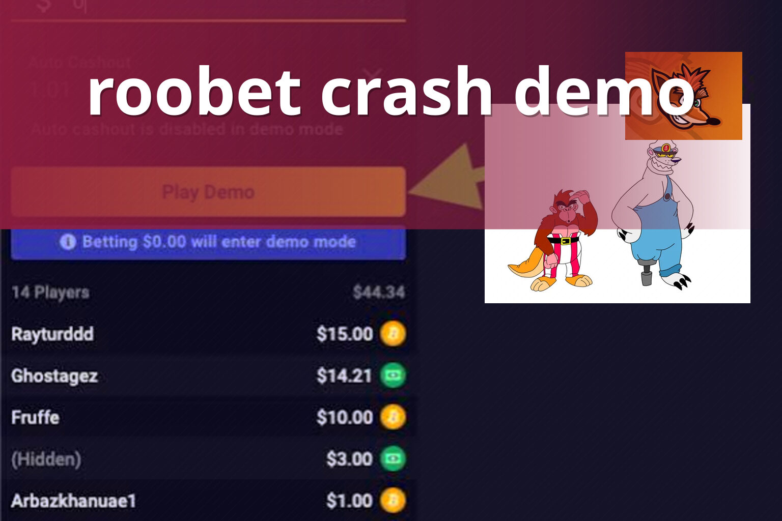 roobet crash demo - gaming_brand