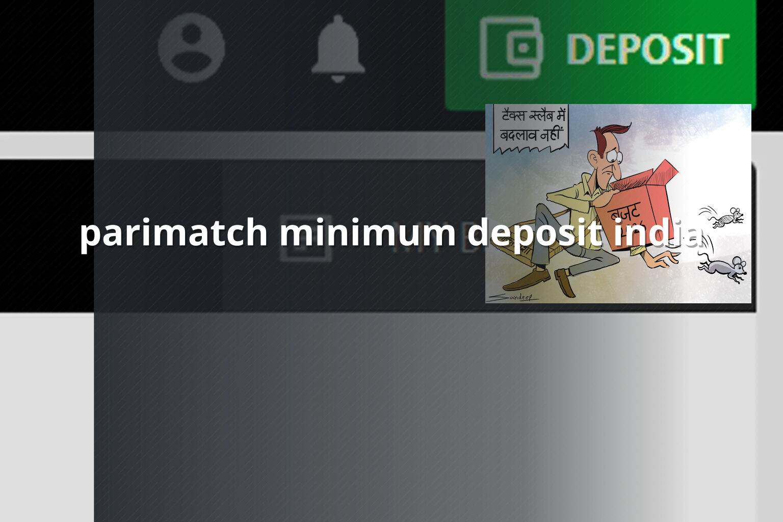 parimatch minimum deposit india - gaming_brand