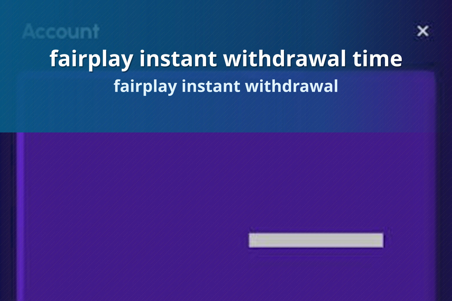 fairplay instant withdrawal time fairplay instant withdrawal