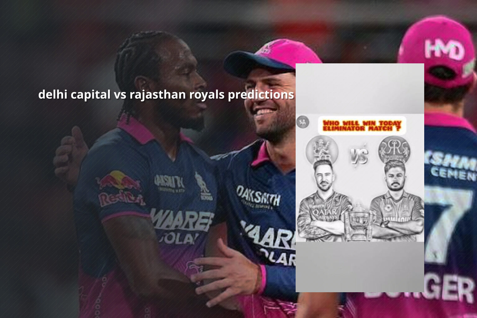 delhi capital vs rajasthan royals predictions - sportsbook