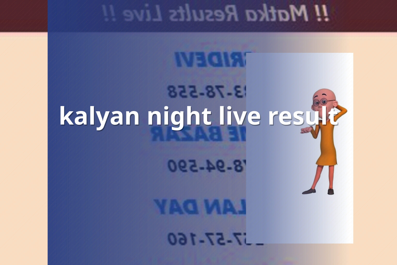 kalyan night live result - matka_satta