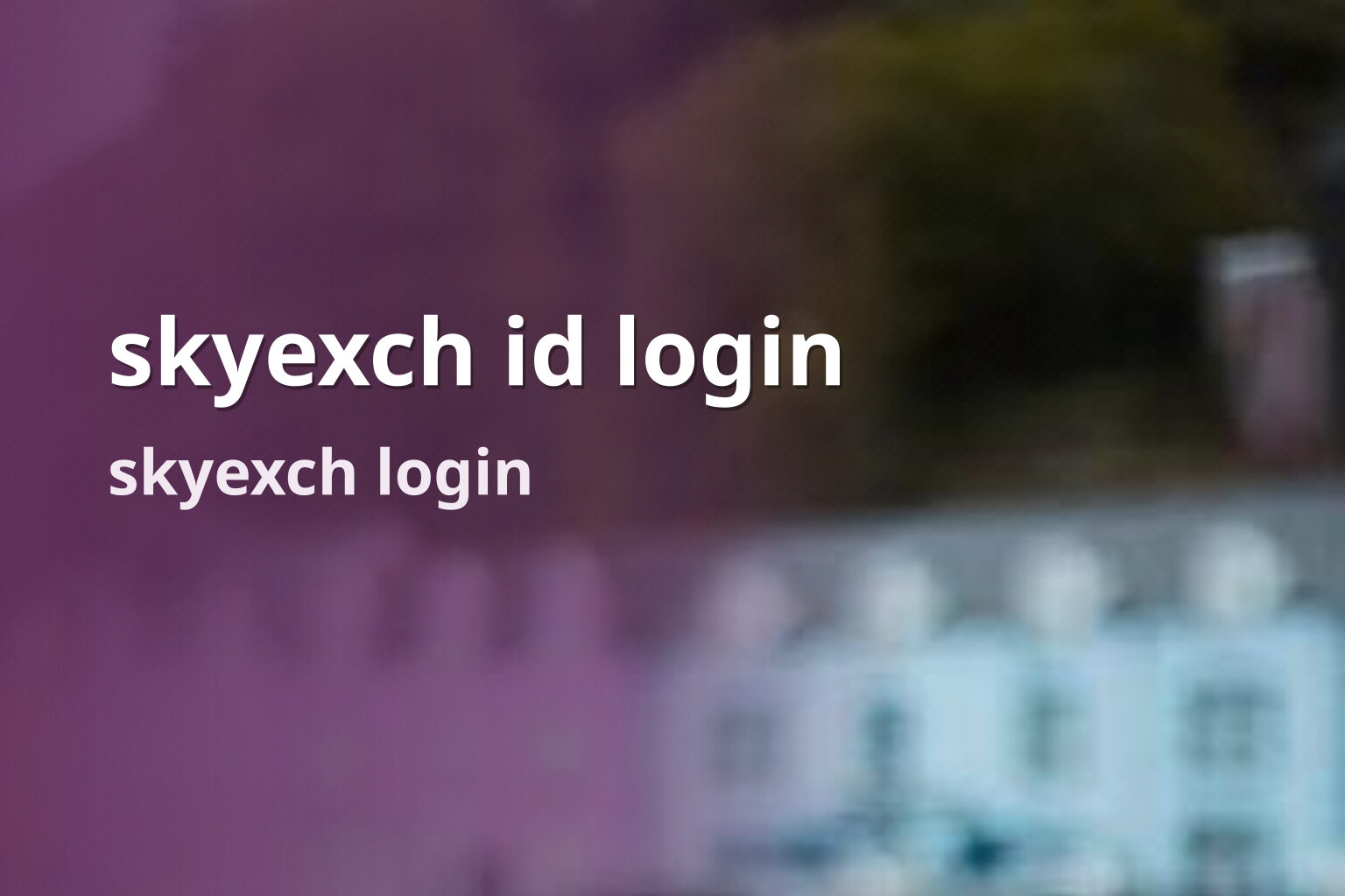 skyexch id login skyexch login