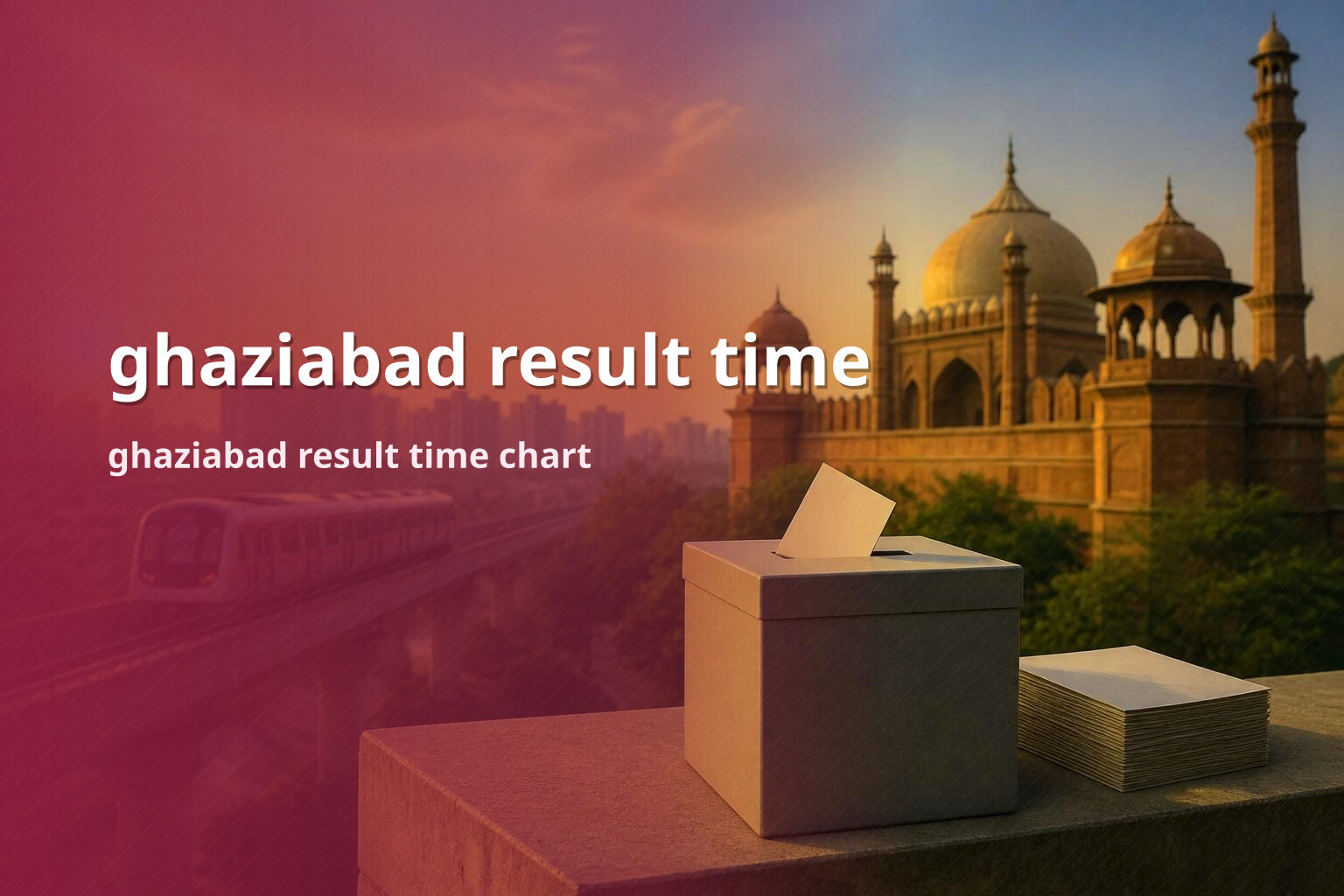 ghaziabad result time - slots